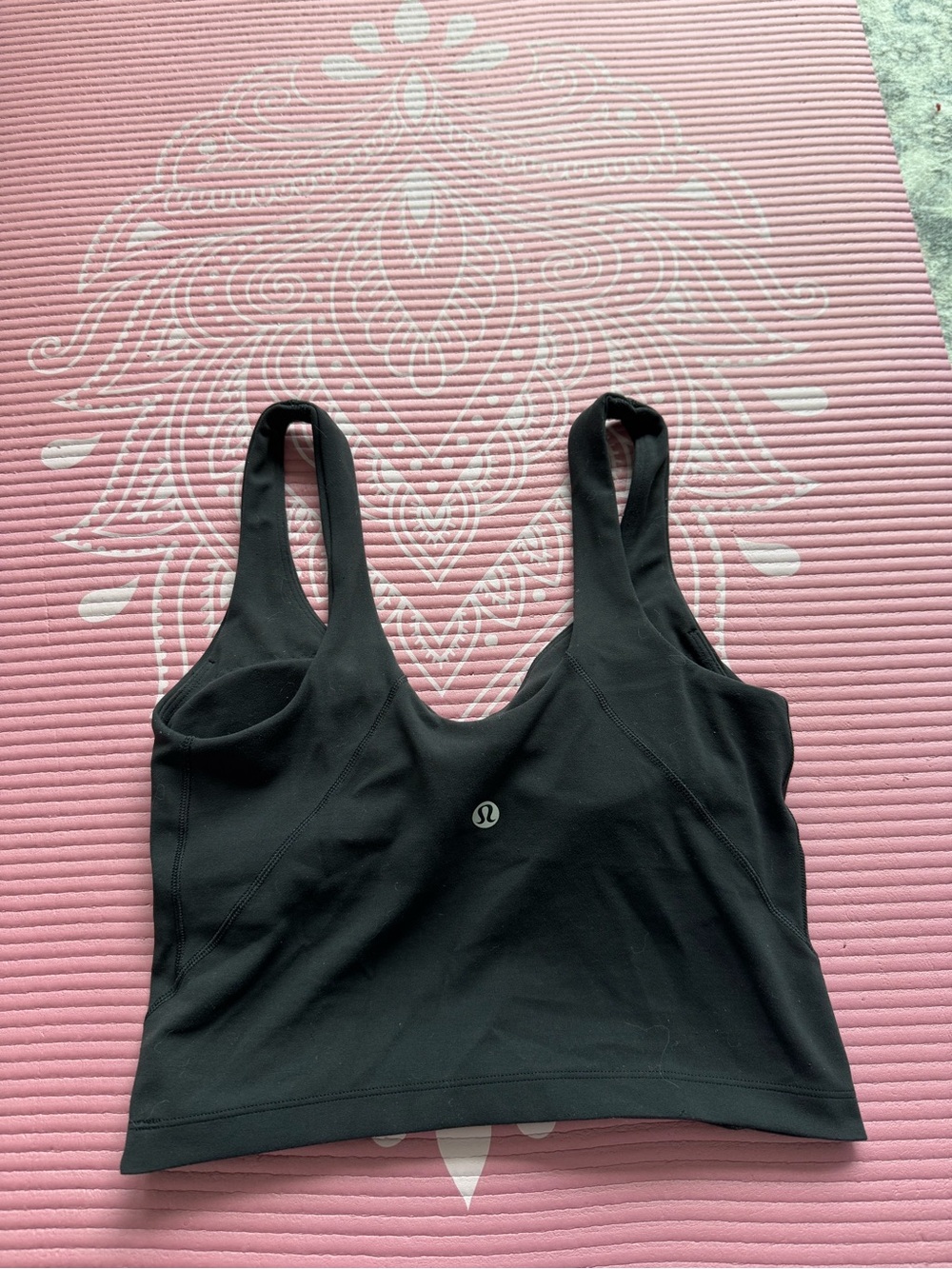 lululemon athletica Black Scoop-Back Sports Bra Crop